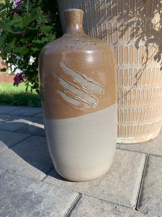 Wood Fired Tall Decorative Vase